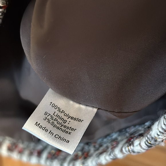 Tuckernuck Tweed Mini Dress - Red, Black, White - Picture 7 of 12